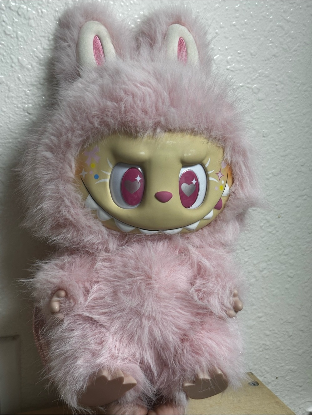 38 cm pink Zimomo with wings POP MART LABUBU